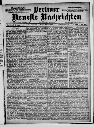 Berliner Neueste Nachrichten vom 30.06.1901