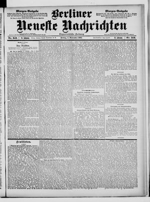 Berliner Neueste Nachrichten vom 01.11.1901