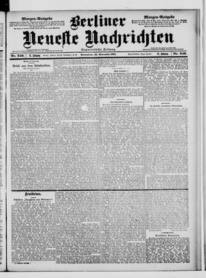 Berliner Neueste Nachrichten vom 23.11.1901