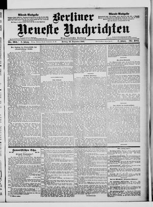 Berliner Neueste Nachrichten vom 13.12.1901