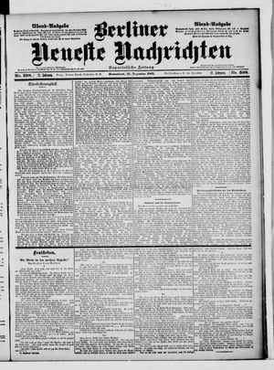 Berliner Neueste Nachrichten vom 21.12.1901