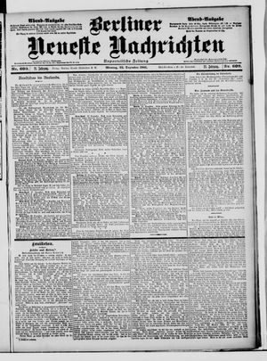 Berliner Neueste Nachrichten vom 23.12.1901