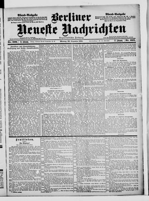 Berliner Neueste Nachrichten vom 30.12.1901