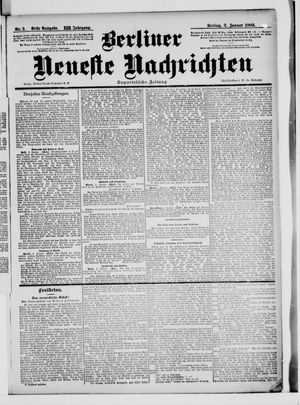 Berliner Neueste Nachrichten vom 03.01.1902