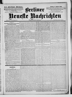 Berliner Neueste Nachrichten vom 03.01.1902