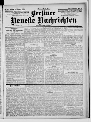 Berliner Neueste Nachrichten vom 24.01.1902