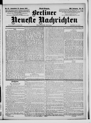 Berliner Neueste Nachrichten vom 25.01.1902