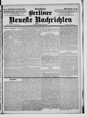 Berliner Neueste Nachrichten on Jan 30, 1902