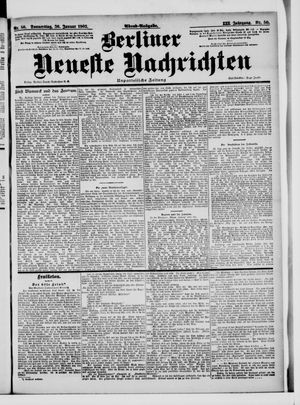 Berliner Neueste Nachrichten on Jan 30, 1902