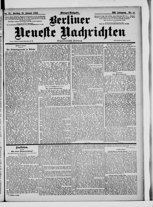 Berliner Neueste Nachrichten vom 31.01.1902