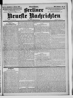 Berliner Neueste Nachrichten vom 01.02.1902