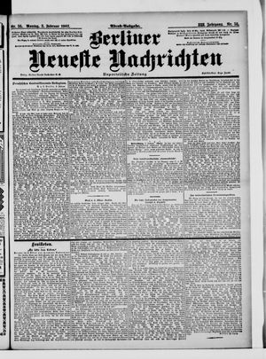 Berliner Neueste Nachrichten on Feb 3, 1902