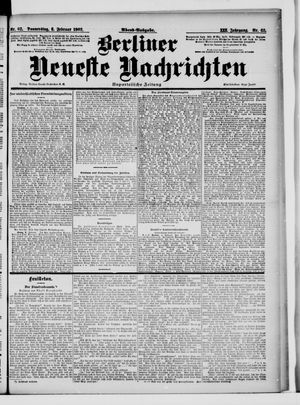 Berliner Neueste Nachrichten vom 06.02.1902