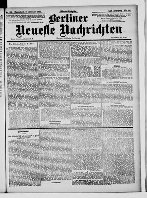 Berliner Neueste Nachrichten vom 08.02.1902