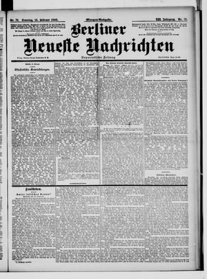 Berliner Neueste Nachrichten vom 16.02.1902