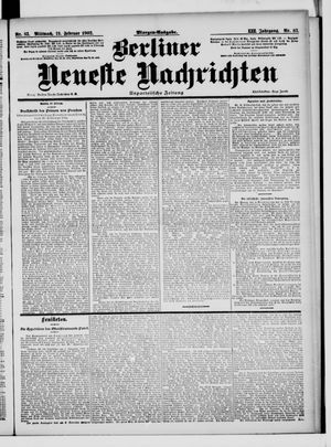 Berliner Neueste Nachrichten vom 19.02.1902