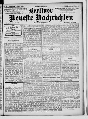 Berliner Neueste Nachrichten vom 01.03.1902