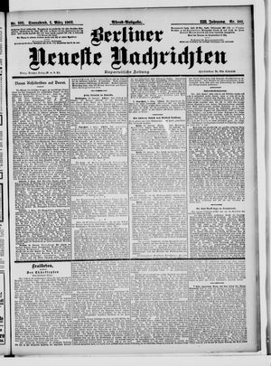 Berliner Neueste Nachrichten vom 01.03.1902