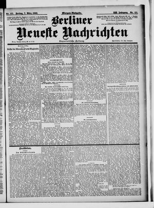 Berliner Neueste Nachrichten vom 07.03.1902