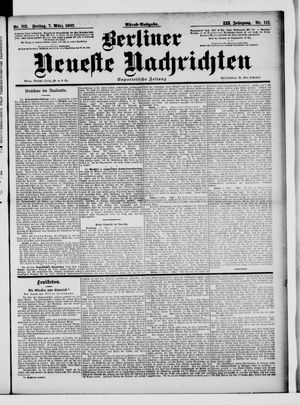 Berliner Neueste Nachrichten vom 07.03.1902