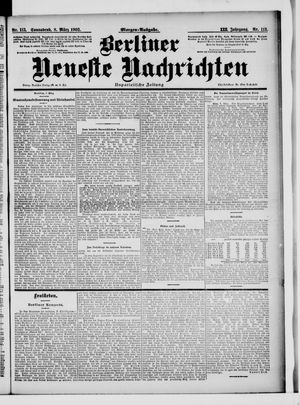 Berliner Neueste Nachrichten vom 08.03.1902