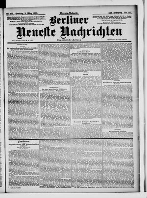 Berliner Neueste Nachrichten vom 09.03.1902