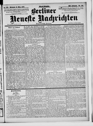 Berliner Neueste Nachrichten vom 12.03.1902