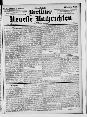 Berliner Neueste Nachrichten vom 22.03.1902