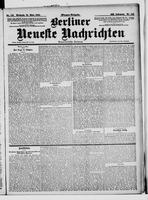 Berliner Neueste Nachrichten vom 26.03.1902