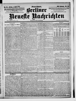 Berliner Neueste Nachrichten vom 04.04.1902