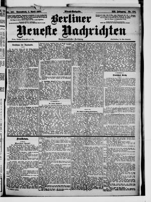 Berliner Neueste Nachrichten vom 05.04.1902