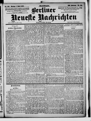 Berliner Neueste Nachrichten vom 07.04.1902