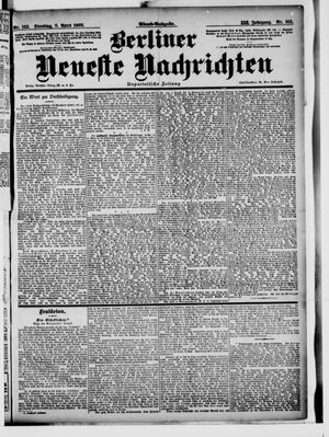 Berliner Neueste Nachrichten vom 08.04.1902