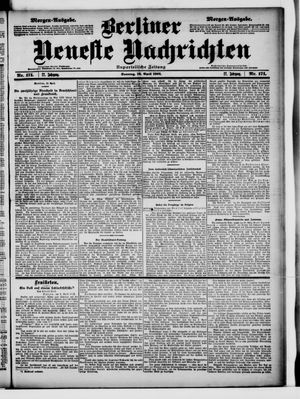 Berliner Neueste Nachrichten vom 13.04.1902
