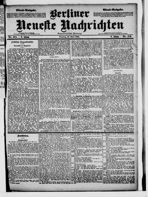 Berliner Neueste Nachrichten vom 15.04.1902
