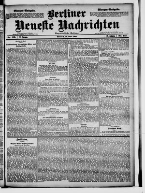 Berliner Neueste Nachrichten vom 16.04.1902