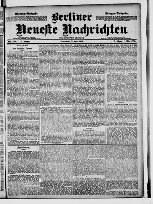 Berliner Neueste Nachrichten vom 17.04.1902
