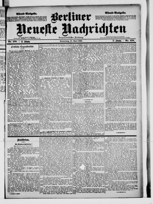 Berliner Neueste Nachrichten vom 17.04.1902