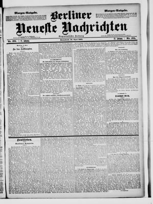 Berliner Neueste Nachrichten vom 19.04.1902