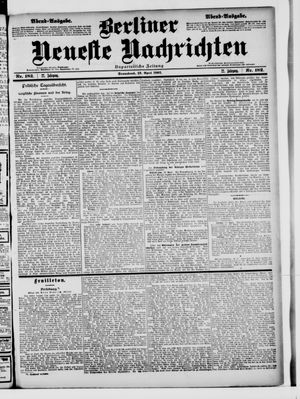 Berliner Neueste Nachrichten vom 19.04.1902
