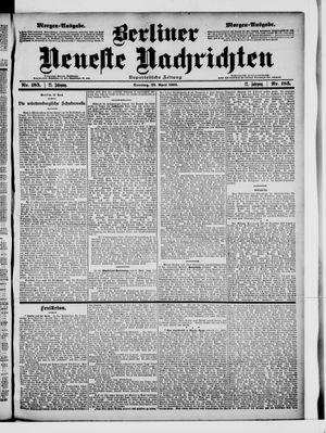 Berliner Neueste Nachrichten vom 22.04.1902