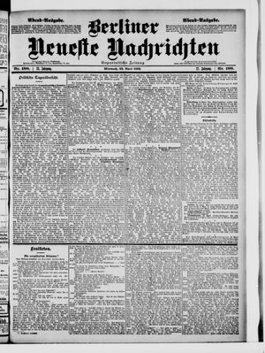 Berliner Neueste Nachrichten vom 23.04.1902