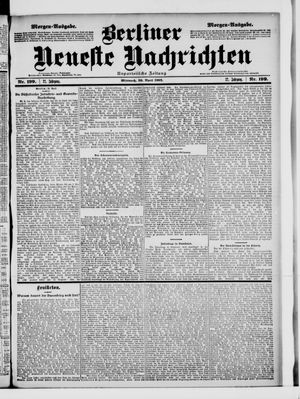 Berliner Neueste Nachrichten vom 30.04.1902