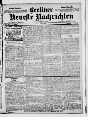 Berliner Neueste Nachrichten vom 02.05.1902