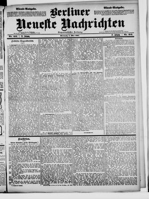 Berliner Neueste Nachrichten vom 07.05.1902