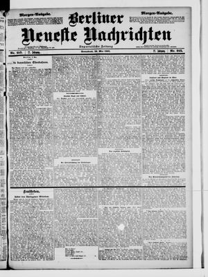 Berliner Neueste Nachrichten vom 10.05.1902
