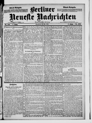 Berliner Neueste Nachrichten vom 10.05.1902