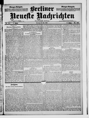 Berliner Neueste Nachrichten vom 11.05.1902