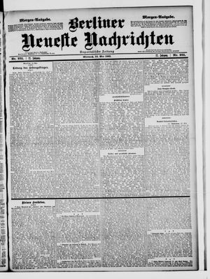 Berliner Neueste Nachrichten vom 14.05.1902