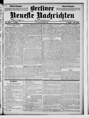 Berliner Neueste Nachrichten vom 15.05.1902